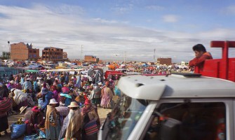 El Alto's 16 de Julio Market is the biggest in Bolivia